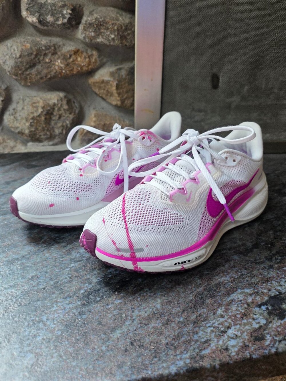 Nike Air Zoom Pegasus Running Sneakers Size 8 - Picture 3 of 15
